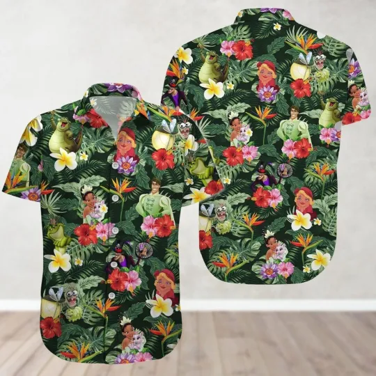 Tiana The Princess And The Frog Hawaiian Shirt Casual Button Down
