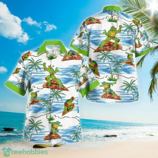 Teenage Mutant Ninja Turtles Hawaiian Shirt Casual Button Down