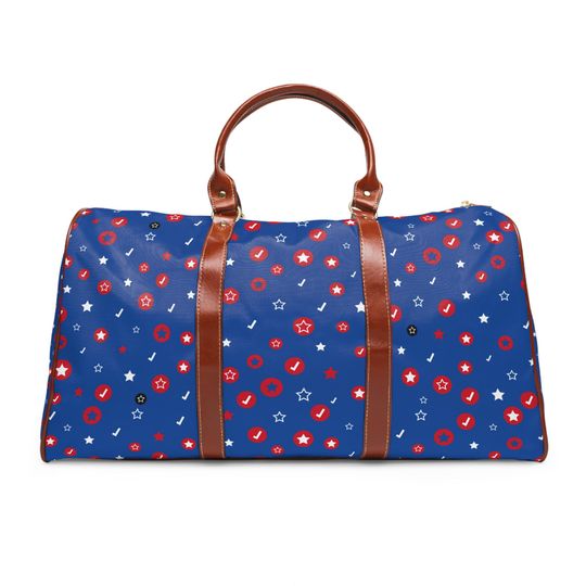 Colorful Waterproof Travel Bag - Perfect for Adventures, Weekend Getaways, Gym, Stylish Carryall, Gifts for Travelers, Picnic Essential