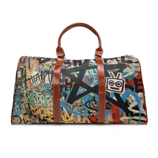 NYC - Duffel Bag- Graffitti - Waterproof Travel Bag, Colorful Bag Travel Gift