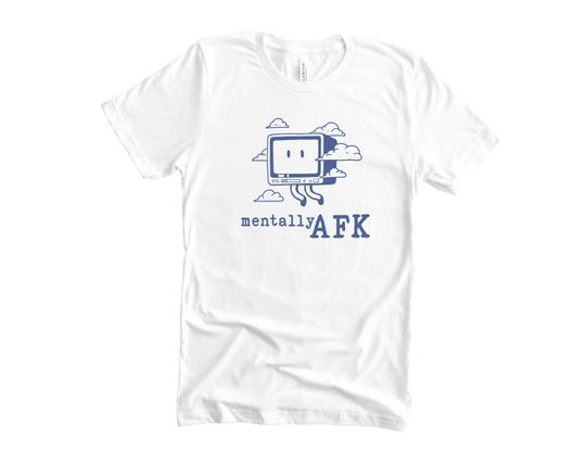 Mentally Vintage Retro Flying Computer Monitor Graphic T-Shirt Unisex