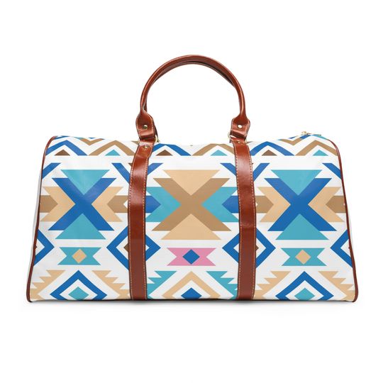 Serape" Waterproof Travel Bag, Explore, Hike, Camping, Vacation, Gift for Traveler