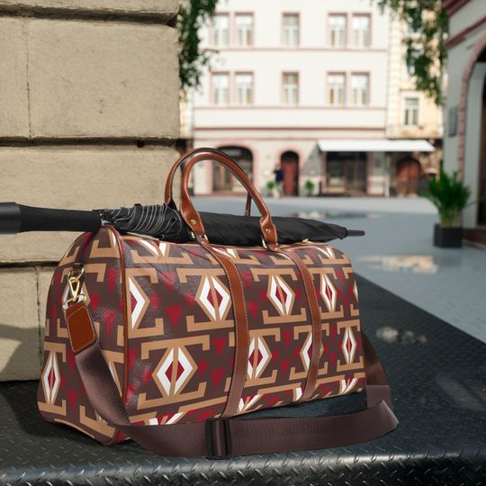 Waterproof Travel Bag Geometric, Waterproof Travel Bag, Travel Bag Waterproof, Geometric Travel Bag, Travel Bag,