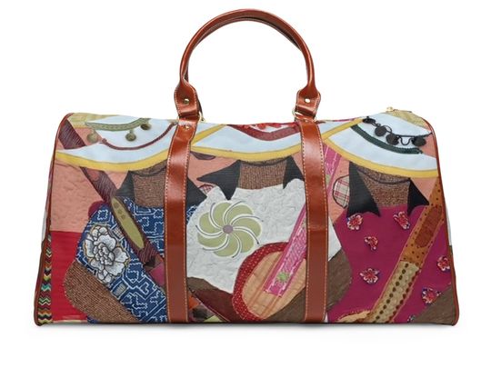 Artist Rendering of Beautiful Women - Waterproof Overnight Travel Bag
