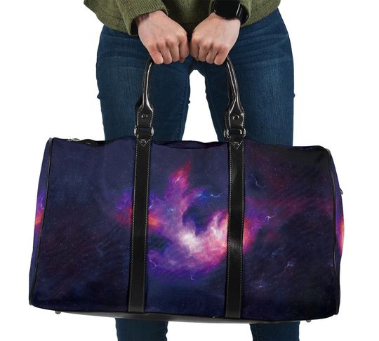 Galaxy Stars Travel Bags, Custom Printed Birthday Overnight Weekender Travel Bag