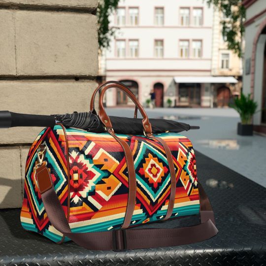 Colorful Waterproof Travel Bag | Stylish Carry-on Duffel & Durable Weekender Tote for Adventurers