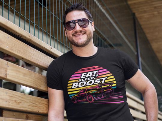 Eat Sleep Boost T-shirt - Car Lover Tee, Boosted Car Tee