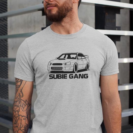 Subie Gang Shirt, JDM Car Shirt for Men, Funny Car Guy Tee, AWD Turbo Shirt