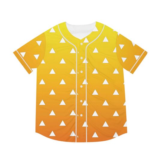 zenittsu demon Kimono Baseball Jersey, Anime Cosplay Costume, Gift for Him, Men's Fashion Top, Japanese Manga Shirt