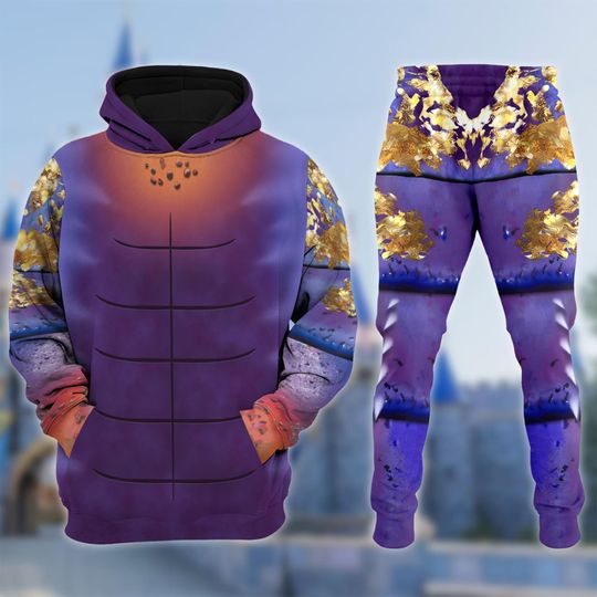 Tamatoa Moana Cosplay Costume, Moana Tamatoa Hoodie And Jogger, Tamatoa Halloween Costume, Disney Moana Sweater, Disney Villains Shirt