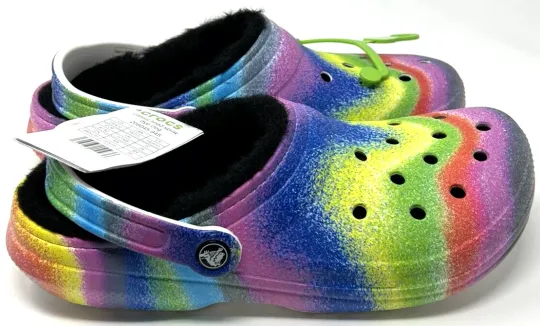 Classic Lined Spray Dye Clog Shoe