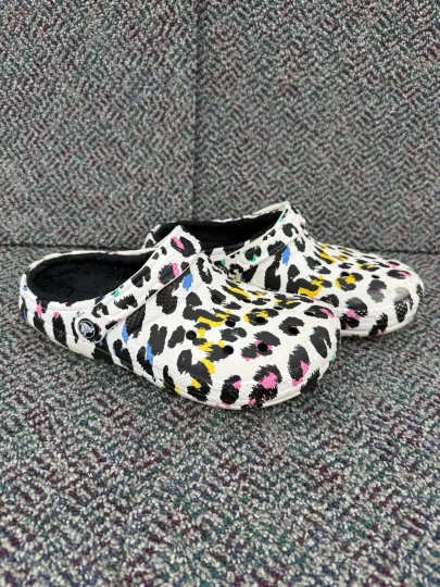 Classic Lined Shoes Fuzzy Animal Print Unisex