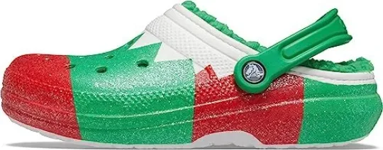 Unisex Classic Holiday Lined Clogs, Fuzzy Clogs,