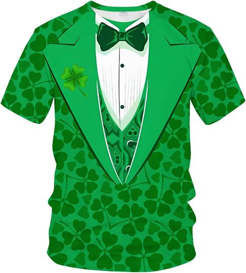 Funny Men's Tuxedo T Shirt Tie Tux Graphic Tee Shirt