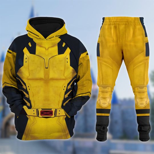 Superhero Wolverine Hoodie, Deadpool & Wolverine Movie 3D Adult T-shirt Hoodie, Wolverine All Over Print Shirt, Wolverine Hoodie Gift