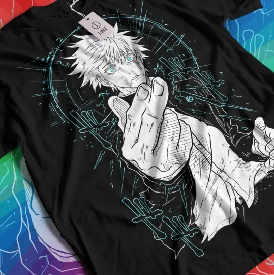 Gojo Satoru T-Shirt Megumi Itadori Yuji Jujutsu Satoru Sukuna Horror Gift Shirt