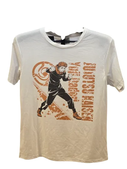 Jujutsu Satoru Yuji Itadori T-shirt White Medium