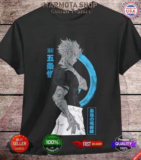 Gojo Satoru Jujutsu Satoru T-Shirt Sukuna Anime Japanese Tee Shirt Manga JJK
