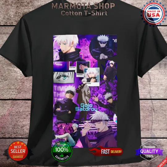 Gojo Satoru Jujutsu Satoru T-Shirt Sukuna Anime Japanese Tee Shirt Manga JJK