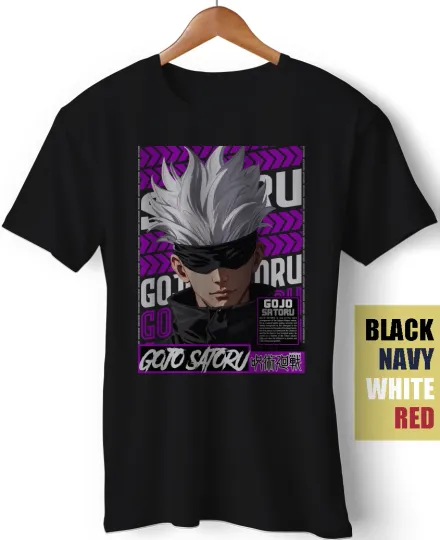 Gojo Satoru Jujutsu Satoru Sukuna Yuji Megumi Anime Manga Funny Gift T-Shirt