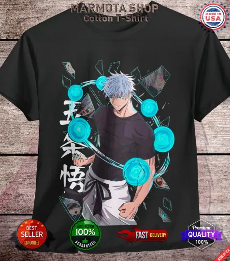 Gojo Satoru Jujutsu Satoru T-Shirt Sukuna Anime Japanese Tee Shirt Manga JJK