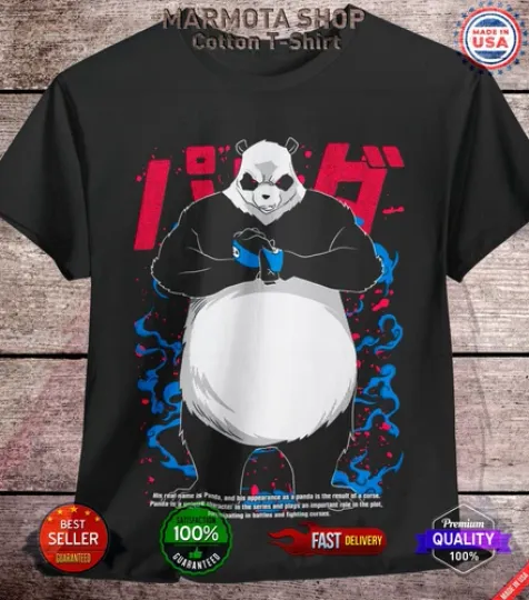 Panda Jujutsu Satoru T-Shirt Gojo Satoru Sukuna Anime Japanese Tee Shirt JJK