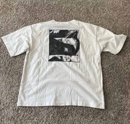 Jujutsu Satoru Tee Mens Large White Yuji Itadori Anime Merch Gojo Jjk Sukuna EUC