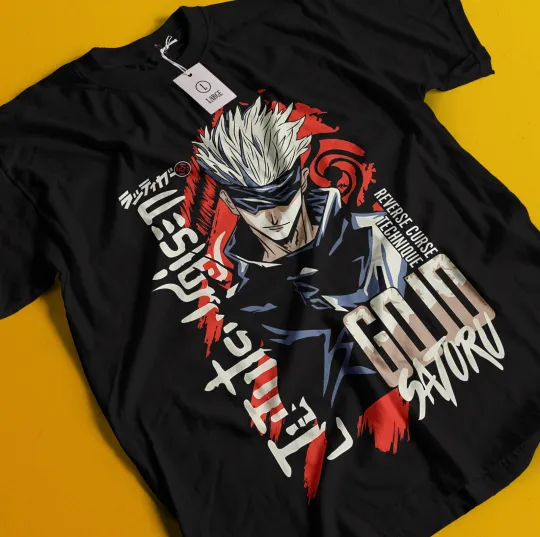 Gojo Satoru T-Shirt Sukuna Shirt Jujutsu Satoru Tshirt Toji Tee Nanami Yuta Maki