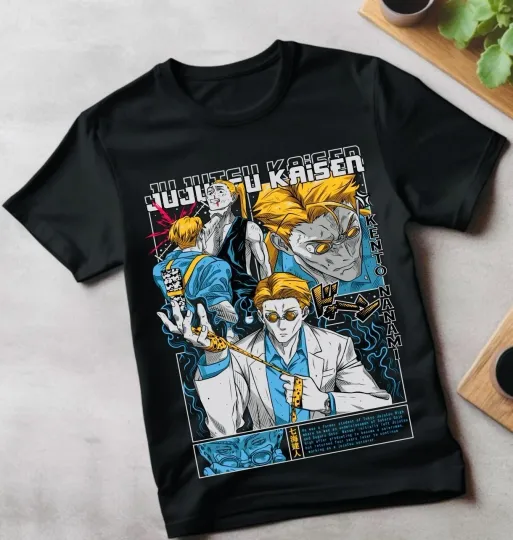 Maki Zenin T-Shirt Jujutsu Satoru Horror Anime Manga Kawaii Gift All Sizes
