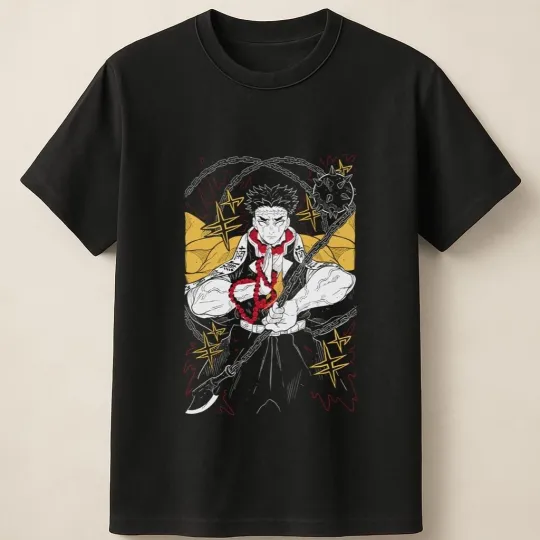 Grimmjow Jujutsu Satoru Warrior Battle Pose with Red Accents Unisex T Shirt