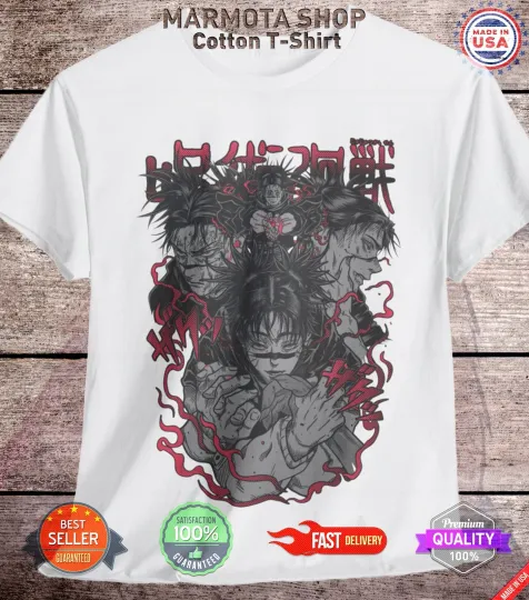 Choso Jujutsu Satoru T-Shirt Gojo Sukuna Anime Japanese Tee Shirt JJK Soft