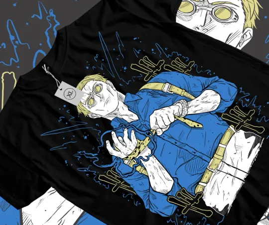 Nanami Kento T-Shirt Jujutsu Satoru Horror Anime JJK Gojo Satoru Shirt All Size