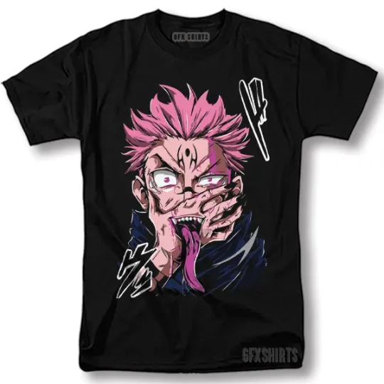 Jujutsu Satoru Ryomen Sukuna Shirt Anime Manga Graphic T-Shirt