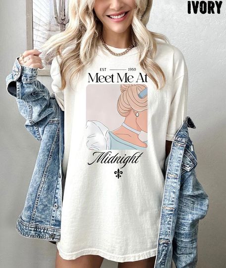 Meet Me At Midnight Cinde Shirt, Cinde Inspired Shirt, Magical Parks Shirt