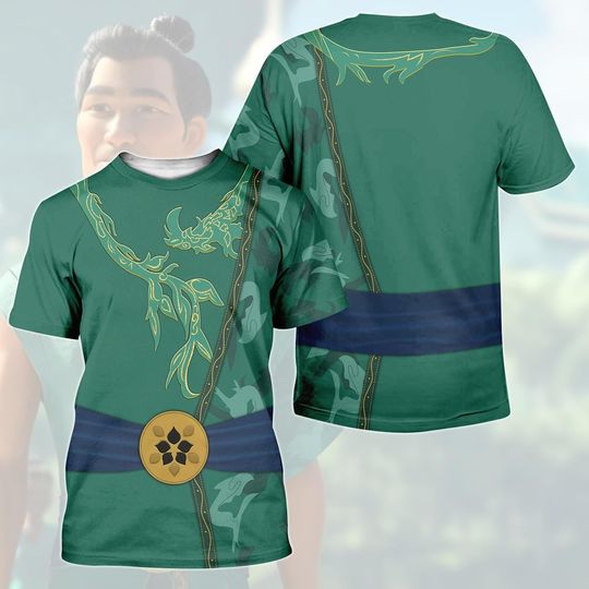 Chief Benja Costume 3D T-Shirt, Chief Benja Cosplay Costume Hoodie, Raya and the Last Dragon Cosplay, Halloween Cosplay Gift