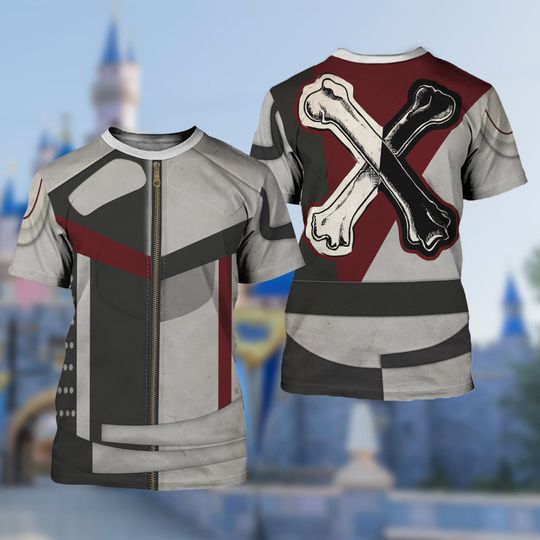 Carlos De Vil Costume T-Shirt, Descendants Character Cosplay Tee, Descendants Carlos Cosplay Costume Shirt, Halloween All Over Print Shirt