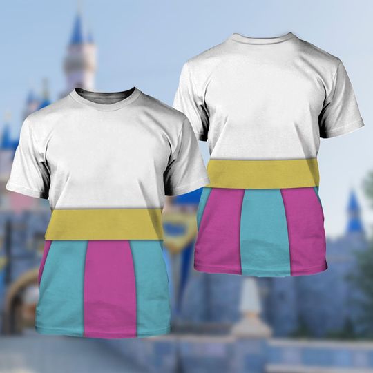 Mrs. Potts Costume, Beauty And The Beast 3D Shirt, Halloween Costume For Family Group T shirt, Beauty Girl Party, Mrs. Potts Cosplay