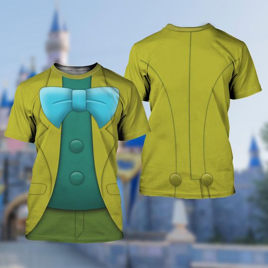 Mad Hatter Supervillain Costume 3D Shirt, Halloween Costume For Family Group T Shirt, Alice In Wonderland Suit Cosplay Shirt For Men