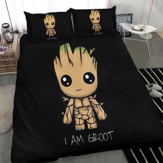 Marvel Cute Groot Bedding Set