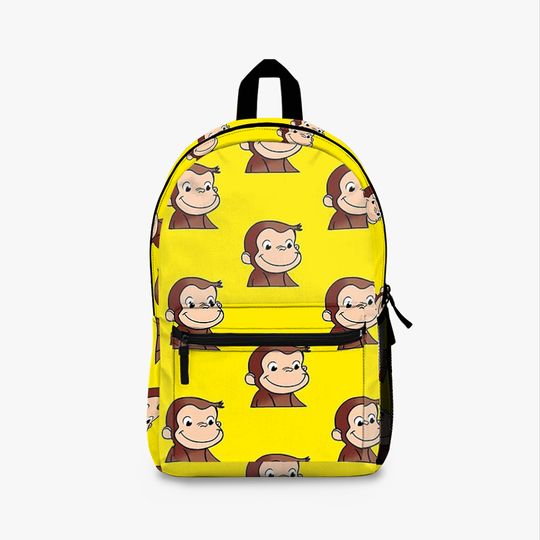 Curious George Backpack Classic Monkey Character Cartoon Kids School Bag