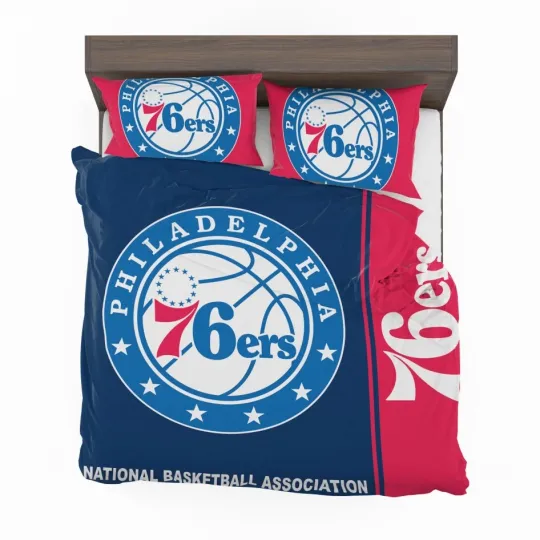 Philadelphia 76ers Basketball Bedding Set