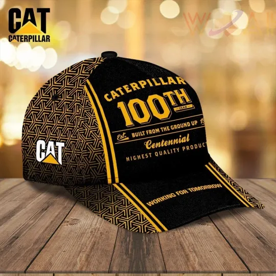 Caterpillar 100 Years Sport Unisex Classic Cap Adults Lovers Gift