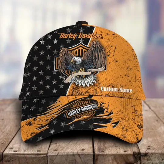 Personalized Harley Motor Racing Davidson Classic Cap Gift