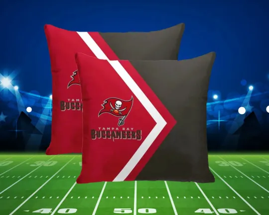 Tampa Bay Buccaneers Throw Pillow, Gift For Football Lover