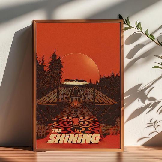 The Shining Horror Movie Poster, Room Decor, Wall Art, Gift Idea