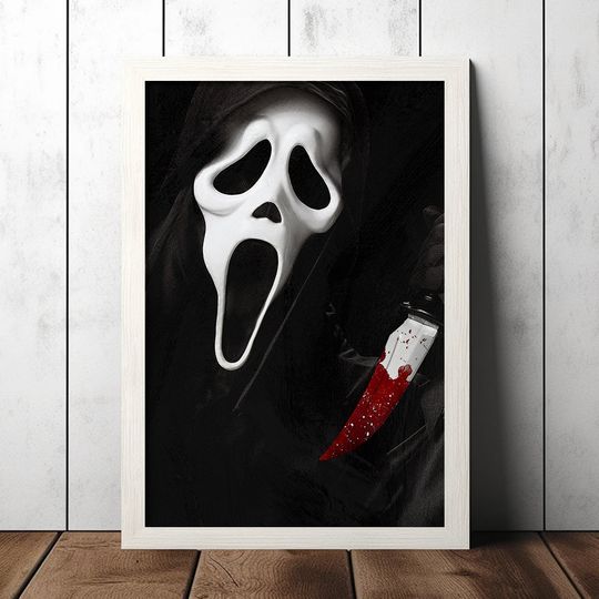 Horror Ghost Poster - Horror Film Poster - Dark Academia - Halloween Decor Poster - Home Decor - Room Wall Decor