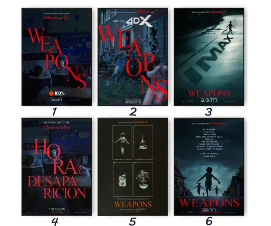 Weapons 2025 Poster – Horror Movie Art Print – Thriller Film Decor