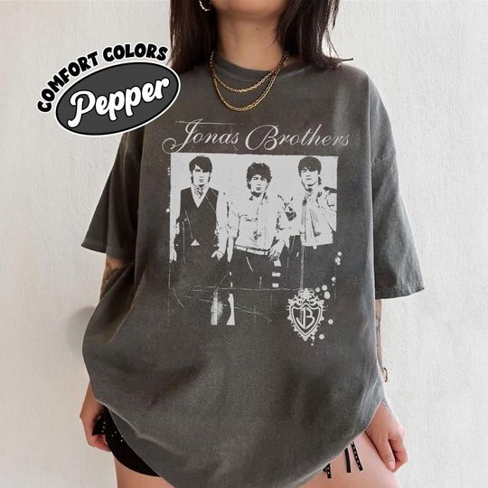 Vintage Jonas Brothers Shirt, 20th Anniversary Of Jonas Shirt, Living The Dream Tour 2025 Shirt, Jonas Five Albums One Night Tour Shirt