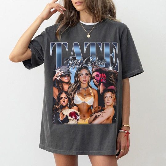 Tate McRae Collage Graphic Shirt, Tate McRae Tour 2025 Shirt, Miss Possessive Tour Date Shirt, Tate McRae Tour Dates Graphic Tee, Pop Merch