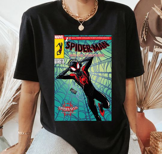 Marvel Spider-Man Spiderverse Collector's T-Shirt, Disneyland Family Matching Shirt, Magic Kingdom Tee, WDW Epcot Park Tee